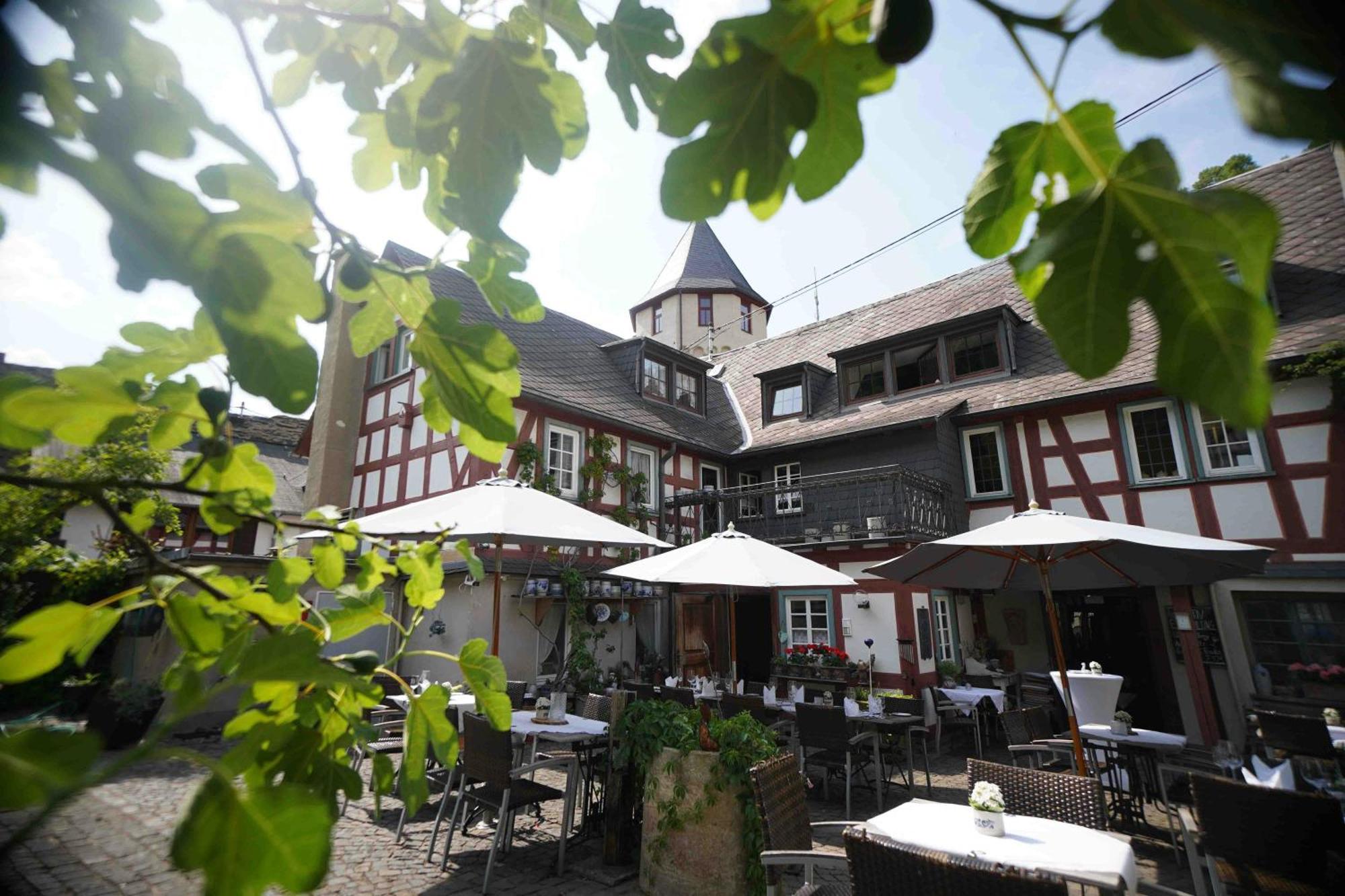 Landgasthof Zum Weissen Schwanen Braubach Eksteriør billede